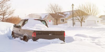 Truck in Snow