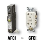 AFCI vs. GFCI image from D & F Liquidators
